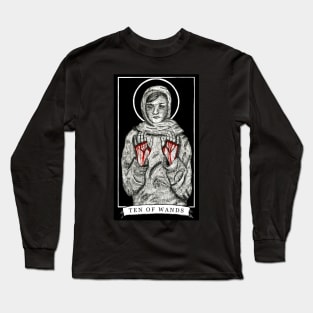 The Ten of Wands - The Tarot Restless Long Sleeve T-Shirt